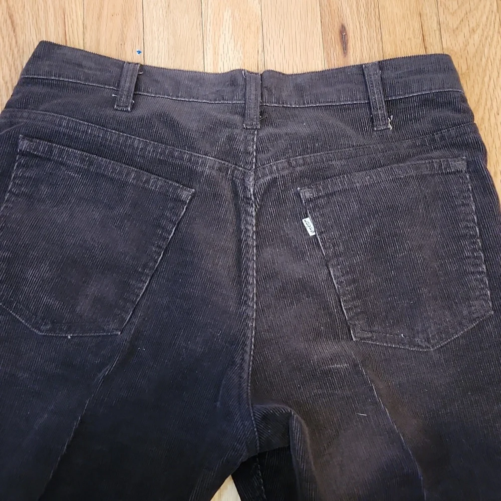 Levis Vintage Brown Corduroy Jeans Size 34 X 36